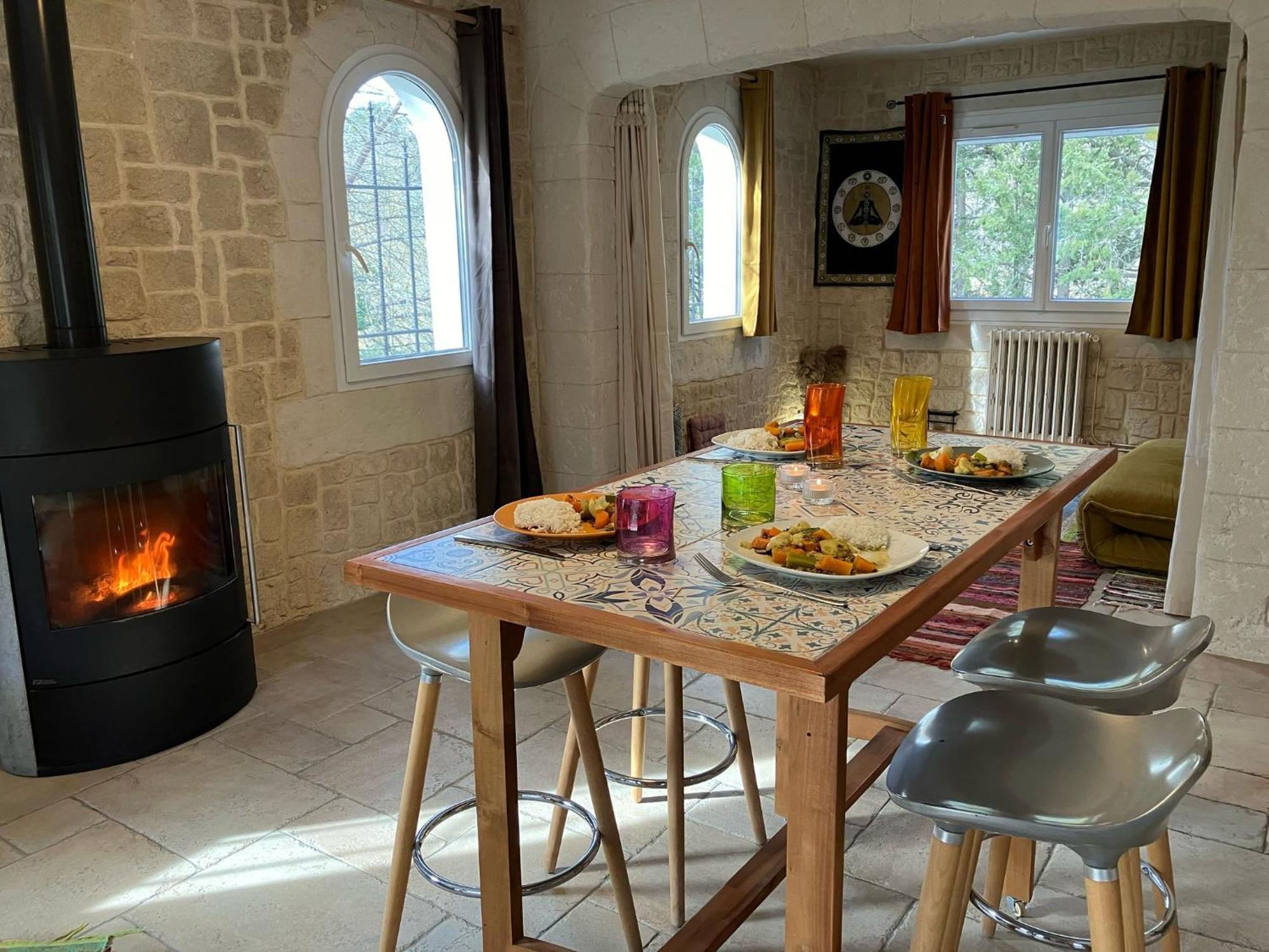 Gite With Private Jacuzzi, Shiatsu & Healthy Food Ladern-sur-Lauquet Exteriör bild